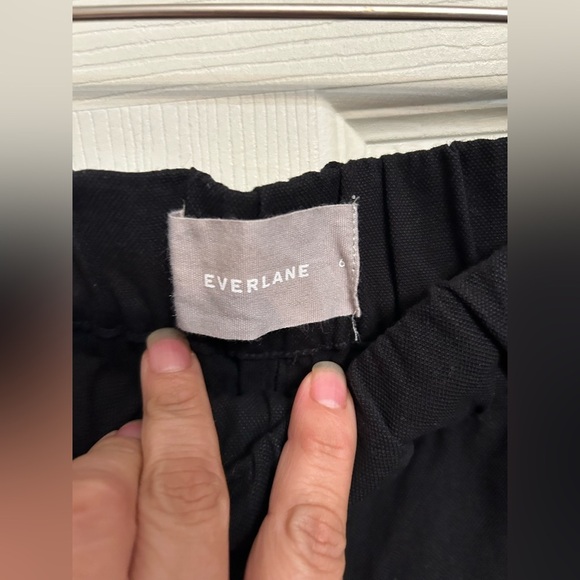 Everlane easy pull up black pants womens size 6 - Picture 3 of 5